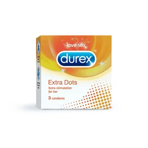 Durex Extra Dots Condom 3's Pack